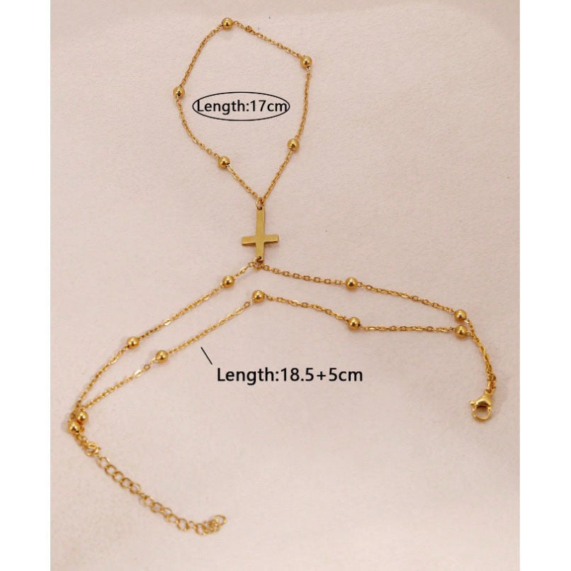 Bracelet croix élégant