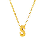 Collier pendentif initiale personnalisé pour femme