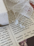 Boucles d'oreilles pour femme motif fleur délicat