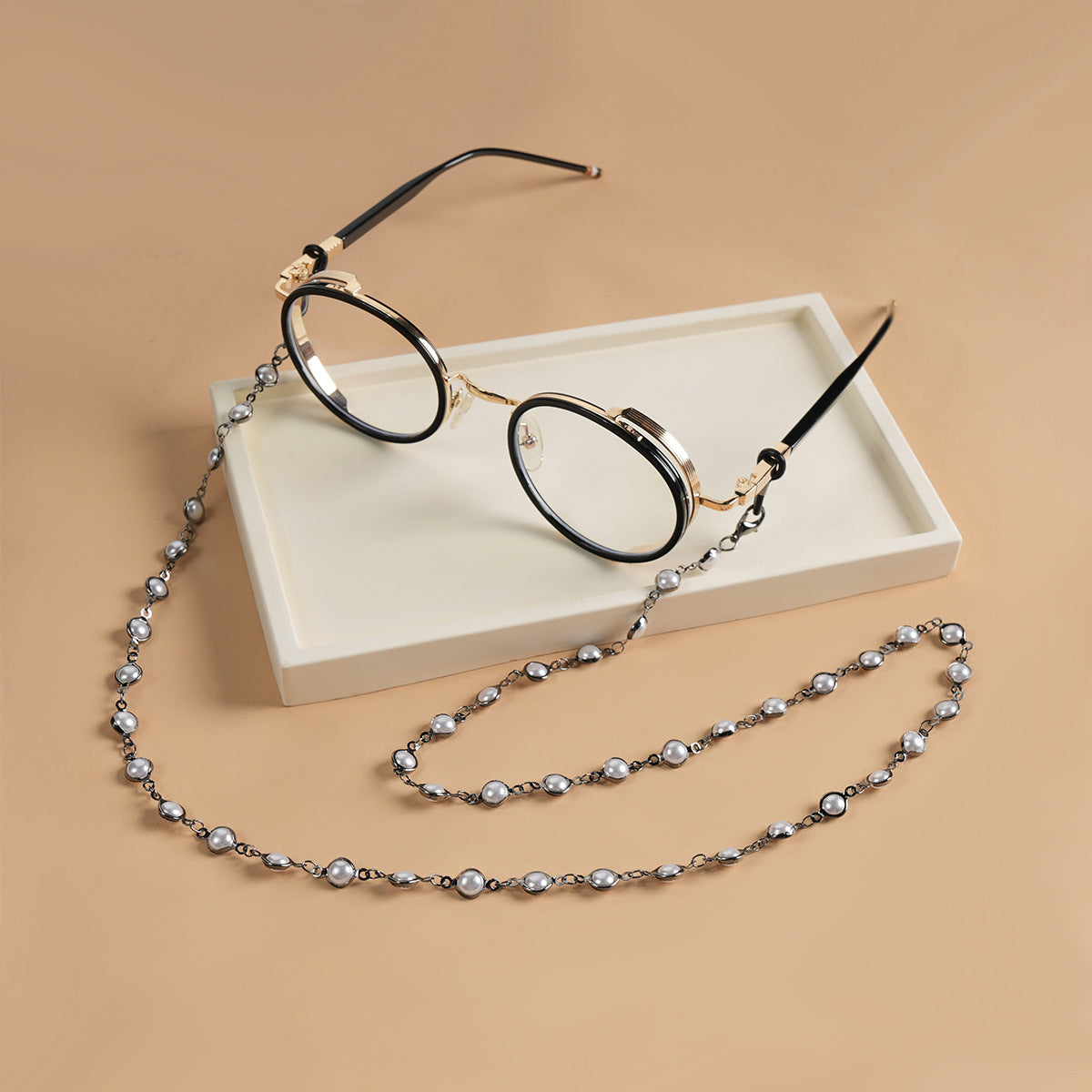 Chaîne de collier décorative en perles
