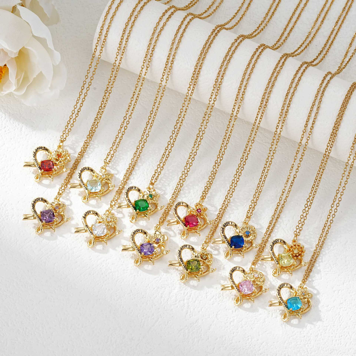 Collier pour femme avec pierre de naissance