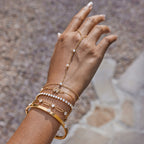 Bracelet pour femme en acier inoxydable avec cristaux