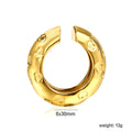Boucles d'oreilles pendantes pour femme motif cœur doré