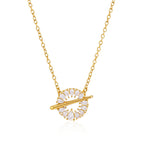 Collier pour femme en acier inoxydable avec motif de chaîne