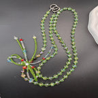 Chaîne de lunettes en perles multi-rangs