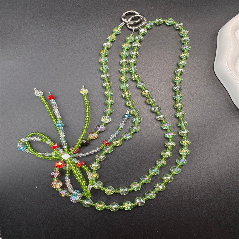 Chaîne de lunettes en perles multi-rangs