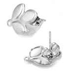 Boucles d'oreilles au design ajouré moderne