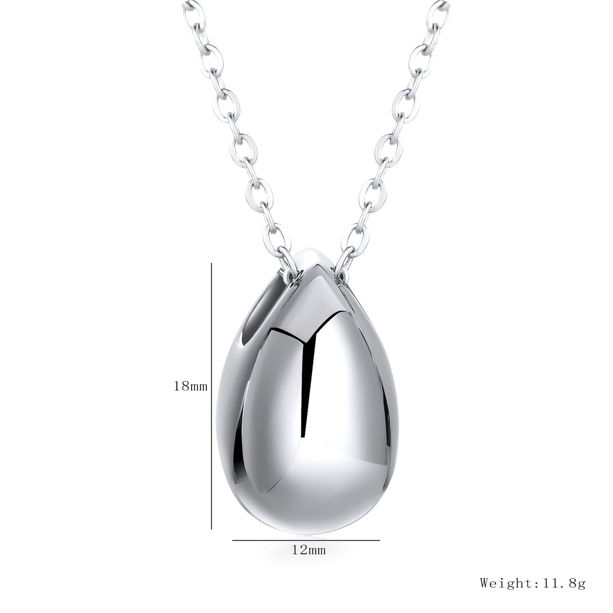 Collier pour femme avec pendentif goutte élégant