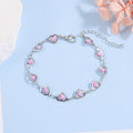 Bracelet de perles en forme de cœur