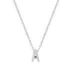 Collier pendentif initiale personnalisé pour femme