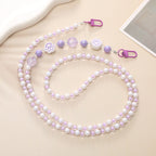 Collier élégant perles et chaîne