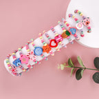 Bracelet de perles colorées ludique