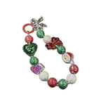 Bracelet à breloques festives de Noël
