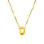 Collier pendentif initiale personnalisé pour femme