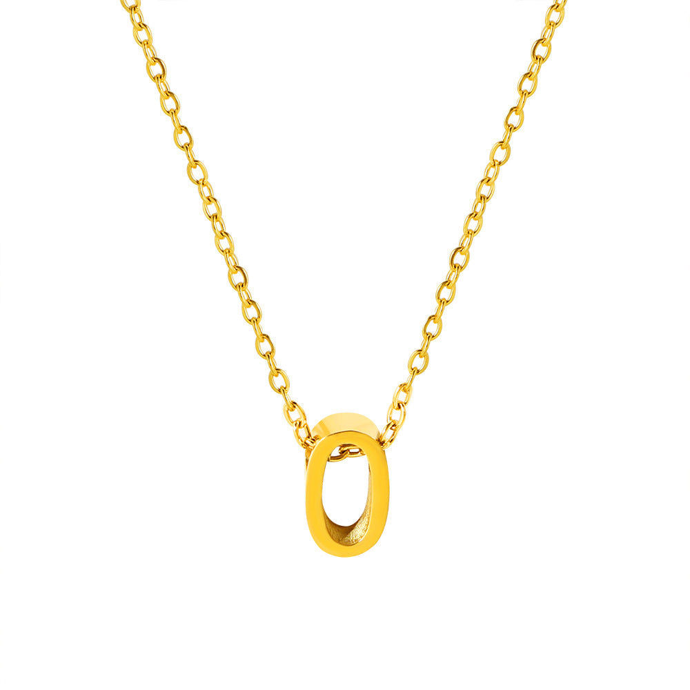 Collier pendentif initiale personnalisé pour femme