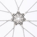 Collier d'amitié pour femme motif puzzle