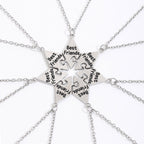 Collier d'amitié pour femme motif puzzle