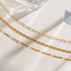 Collier pour femme en acier inoxydable hypoallergénique réglable
