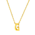 Collier pendentif initiale personnalisé pour femme
