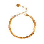 Bracelet à chaîne entrelacée pour femme