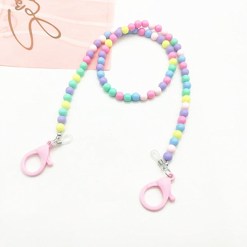 Chaîne de lunettes stable et colorée