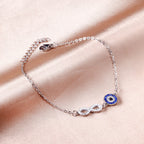Bracelet pour femme avec symbole infini en acier inoxydable