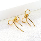 Boucles d'oreilles pour femme avec motif nœud