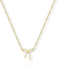 Collier élégant pour femme avec pendentif nœud