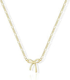 Collier élégant pour femme avec pendentif nœud