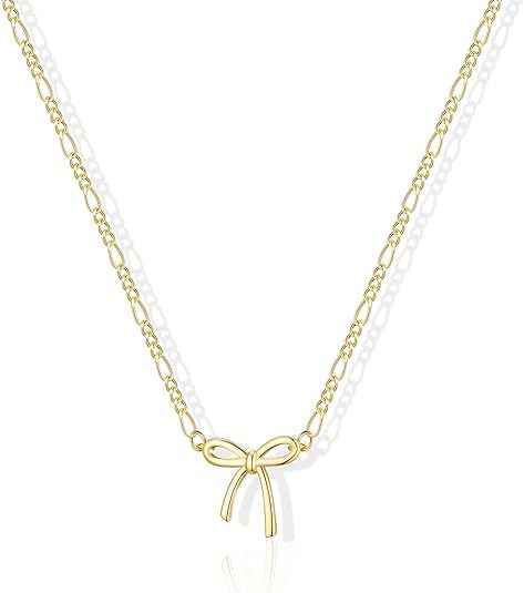 Collier élégant pour femme avec pendentif nœud