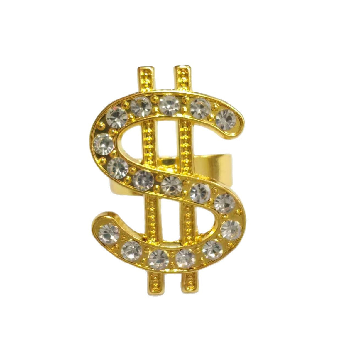 Bague signe dollar