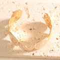 Bracelet jonc pour femme design spirale