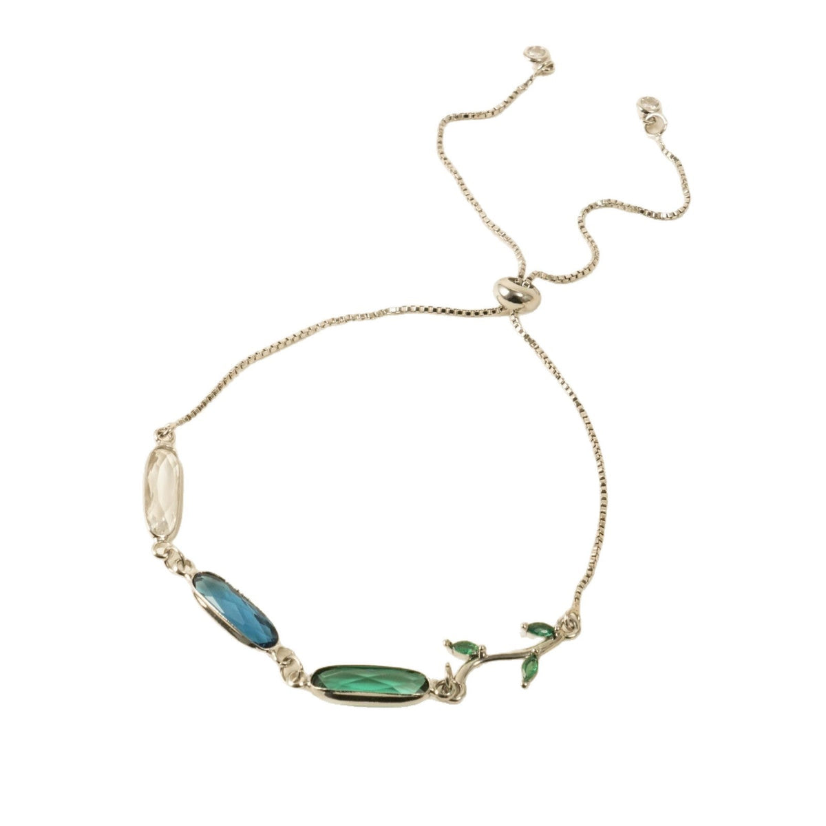 Collier élégant pour femme avec pierres précieuses colorées