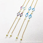 Collier géométrique élégant