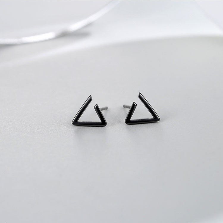 Clous d'oreilles géométriques pour femme