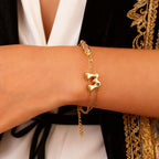 Montre pour femme avec cristal facetté