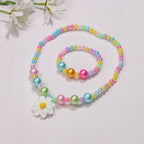 Ensemble de bijoux ludique avec pendentif fleur