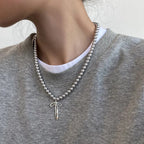 Collier délicat en perles