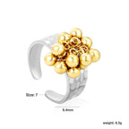 Bracelet ouvert pour femme avec pendentif perle