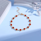 Bracelet avec breloque cœur