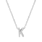 Collier pendentif initiale personnalisé pour femme
