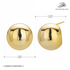 Boucles d'oreilles pour femme avec finition dorée et design moderne