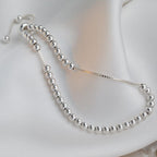 Collier délicat pour femme avec détails de perles brillantes