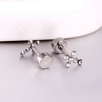 Boucles d'oreilles pour femme avec cristaux