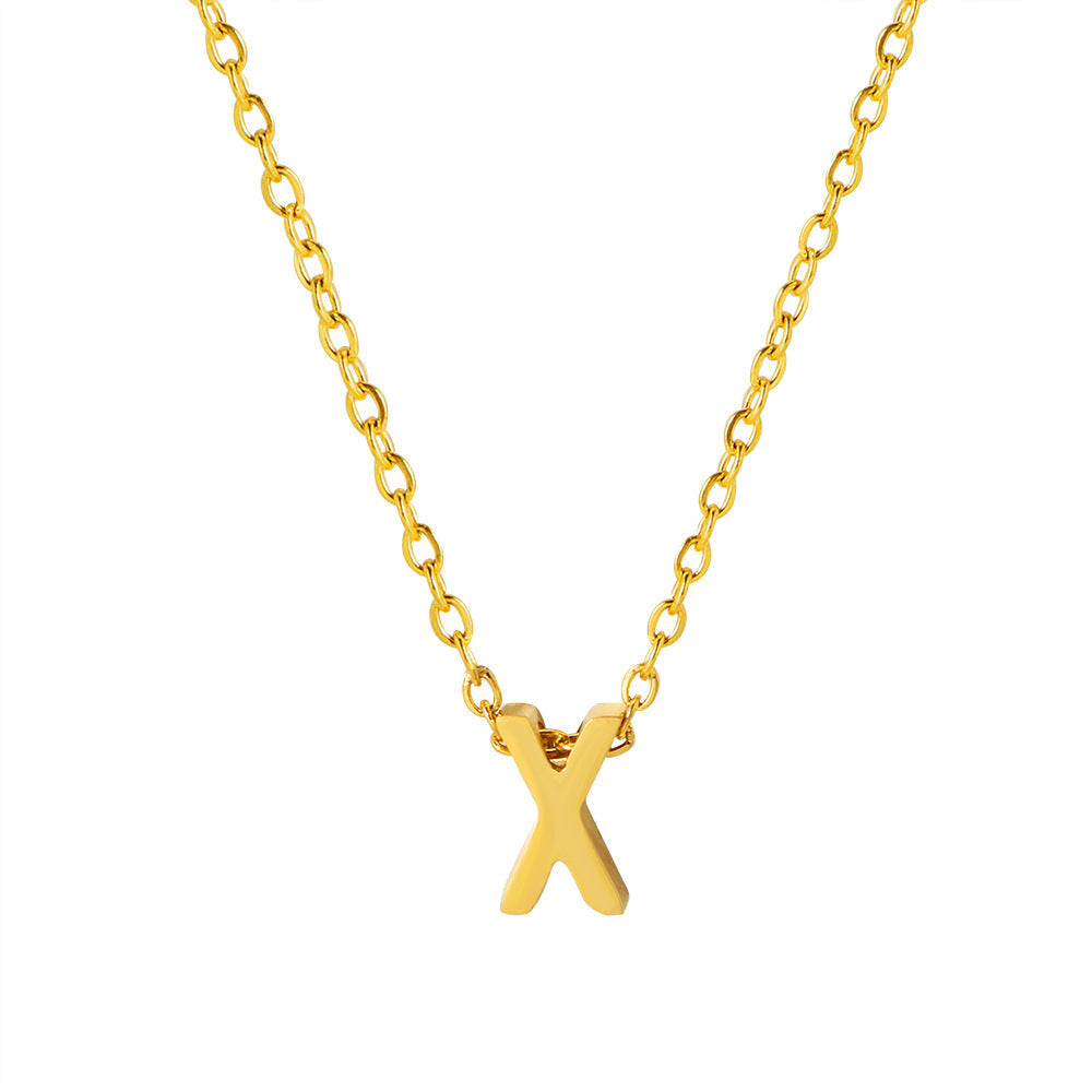 Collier pendentif initiale personnalisé pour femme
