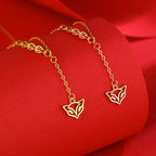 Collier pour femme avec pendentif renard délicat