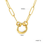 Collier pour femme avec pendentif cœur et fermoir réglable
