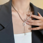 Collier pendentif superposé élégant