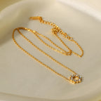 Collier avec pendentif cristal