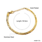 Bracelet pour femme avec design de pièce de monnaie